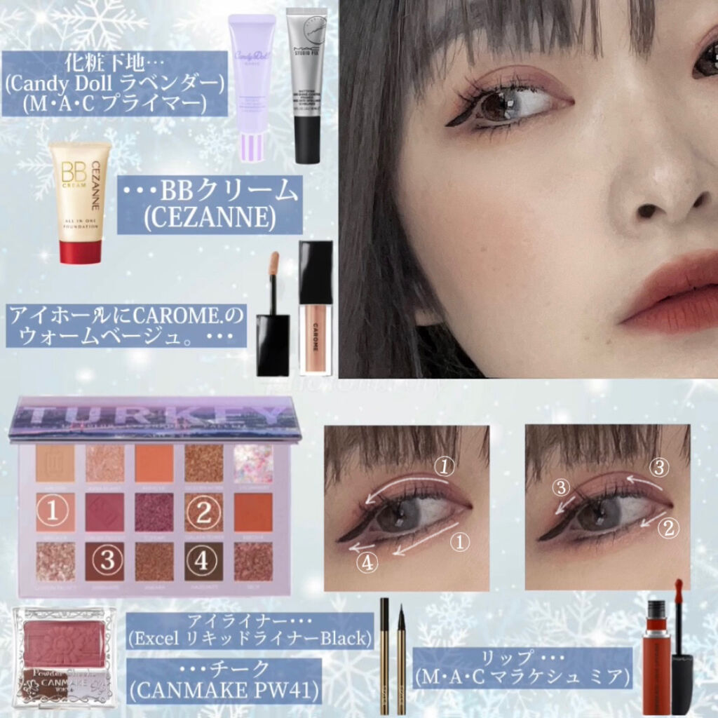 【旧品】パウダーチークス/キャンメイク/パウダーチークを使ったクチコミ（2枚目）