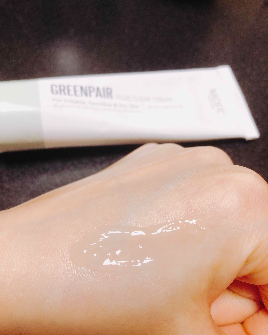 グリーンペア プラスクリアクリーム/ナチュラルパシフィック/フェイスクリームを使ったクチコミ(2枚目)