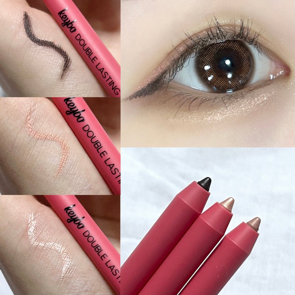 ダブルラスティングジェルライナー/keybo/ジェルアイライナーを使ったクチコミ(5枚目)