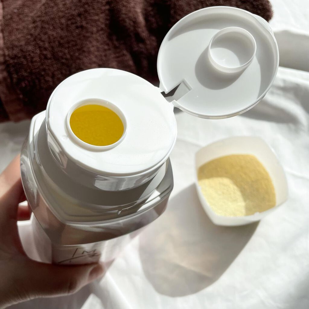 MIRAI beauty バスソルト レモングラス＆ローズの香り/花王/炭酸系入浴剤を使ったクチコミ（2枚目）