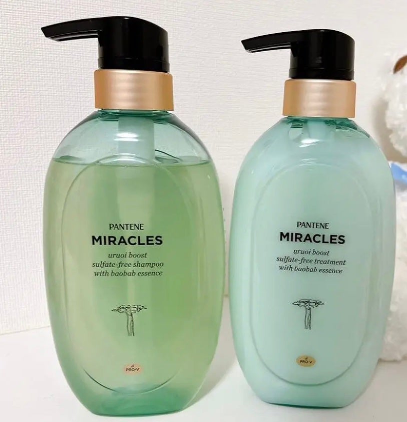 ミラクルズ うるおいブースト シャンプー/トリートメント/パンテーン/市販シャンプーを使ったクチコミ(1枚目)