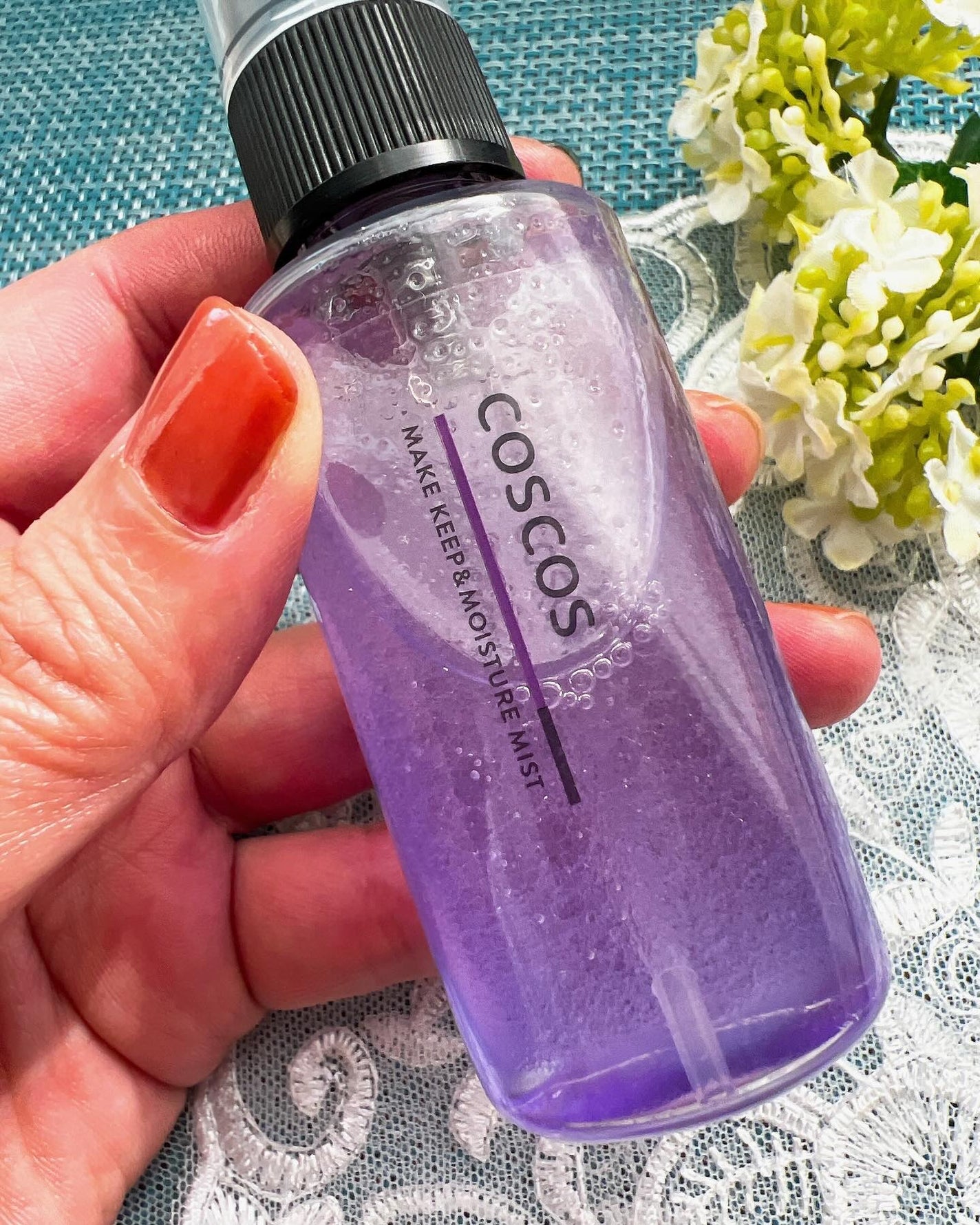 メイクアップフィクシングミスト/COSCOS/フィックスミストを使ったクチコミ(2枚目)