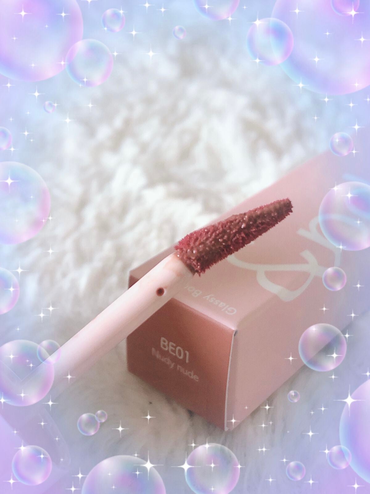 アンドバイロムアンド グラッシーボムティント/&nd by rom&nd/リップティントを使ったクチコミ(4枚目)