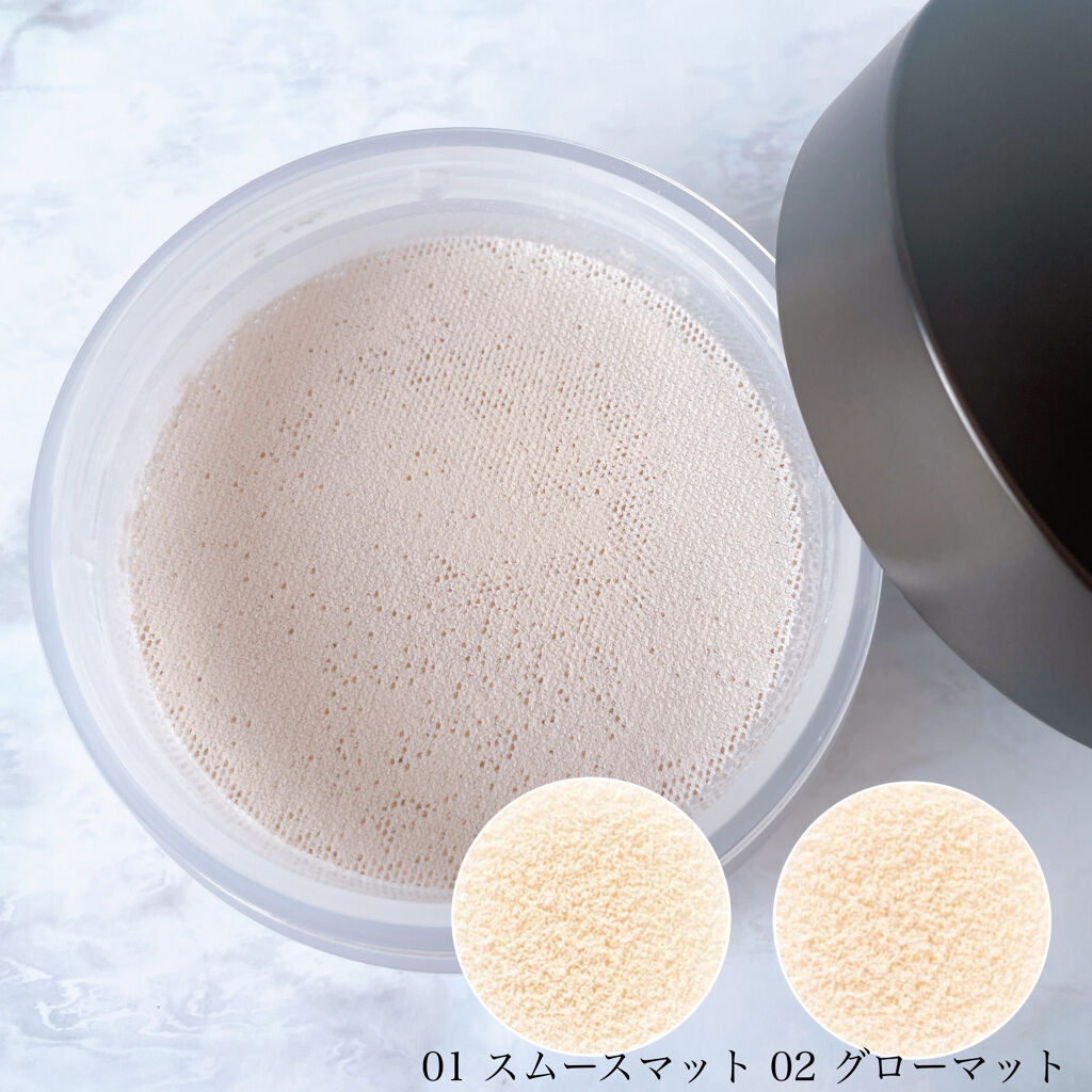 アドバンスドエシリアルスムースオペレーター ルースパウダー 02 グローマット/THREE/ルースパウダーを使ったクチコミ（2枚目）