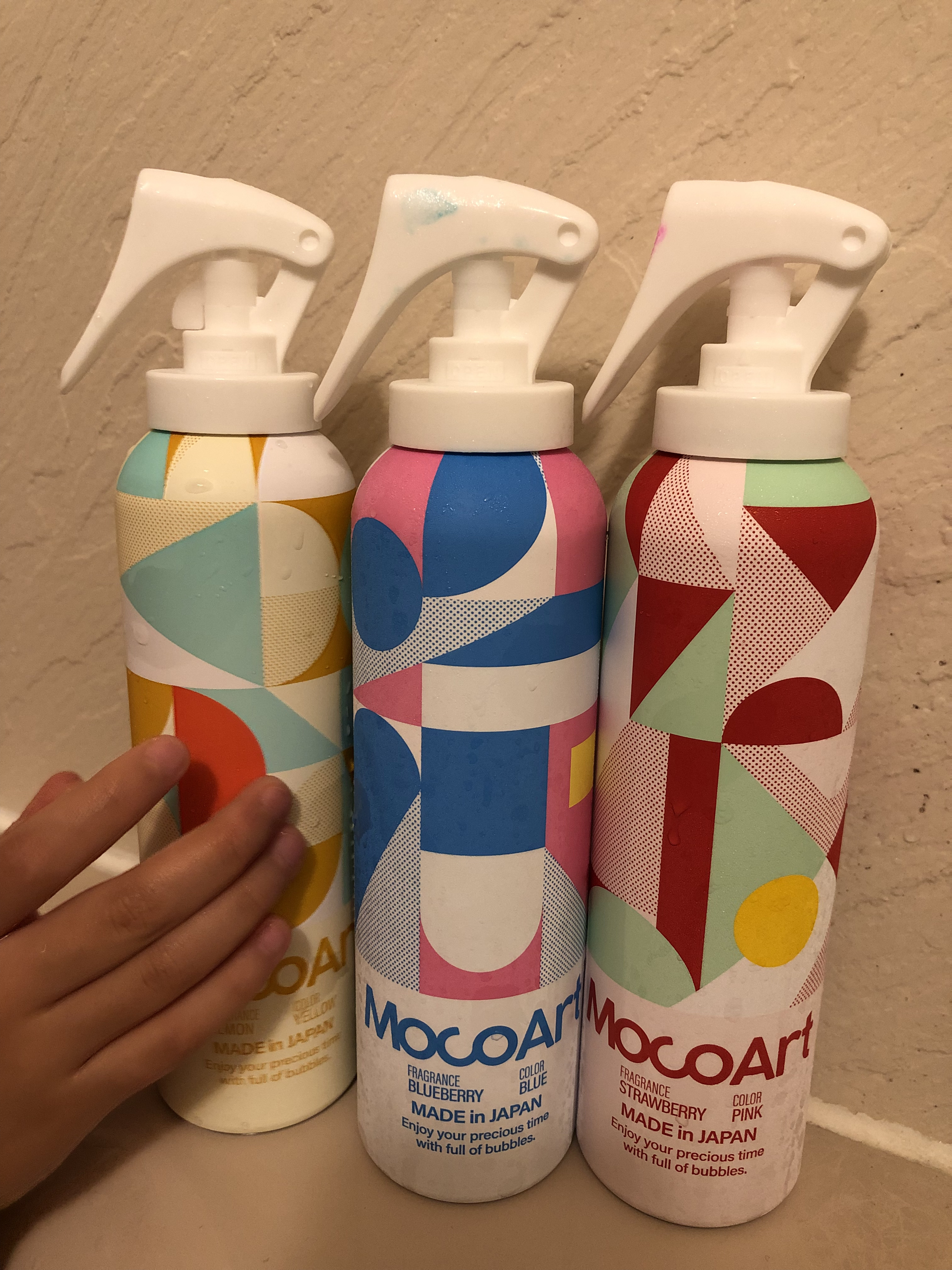 モコアート フォーミングスプレー ストロベリーの香り/Mocoart/保湿系入浴剤を使ったクチコミ（1枚目）