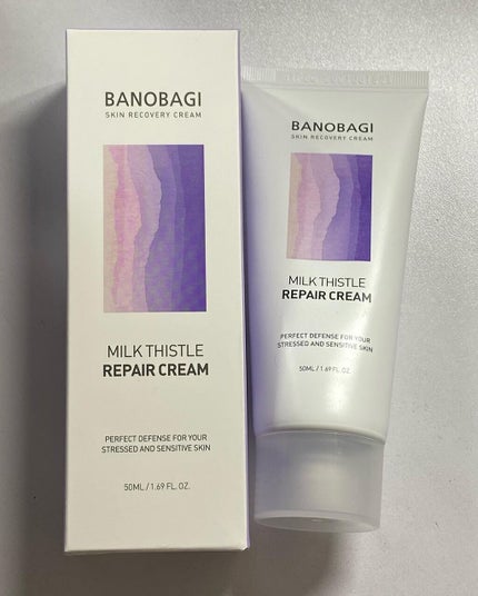 ミルクシスル リペアクリーム/BANOBAGI/フェイスクリームを使ったクチコミ(3枚目)