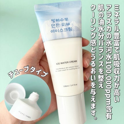 アイスウォータークリーム/LIZK/フェイスクリームを使ったクチコミ(2枚目)