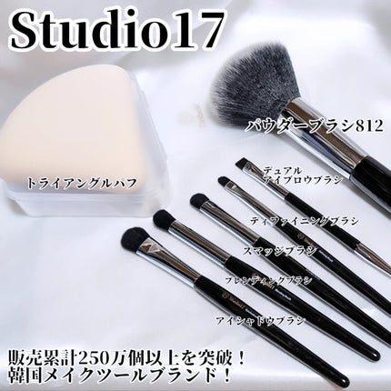 POWDER BRUSH 812/Studio17/メイクブラシを使ったクチコミ(1枚目)