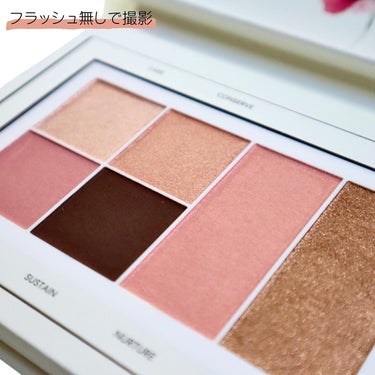 bareMinerals エコ ビューティフル コレクション 2024 アイ& チークパレット ナチュラリービューティフルのクチコミ「4/3発売【ベアミネラル】イエベさんにおすすめ！
春らしいピーチトーンのアイ＆チークパレット
.....」（3枚目）