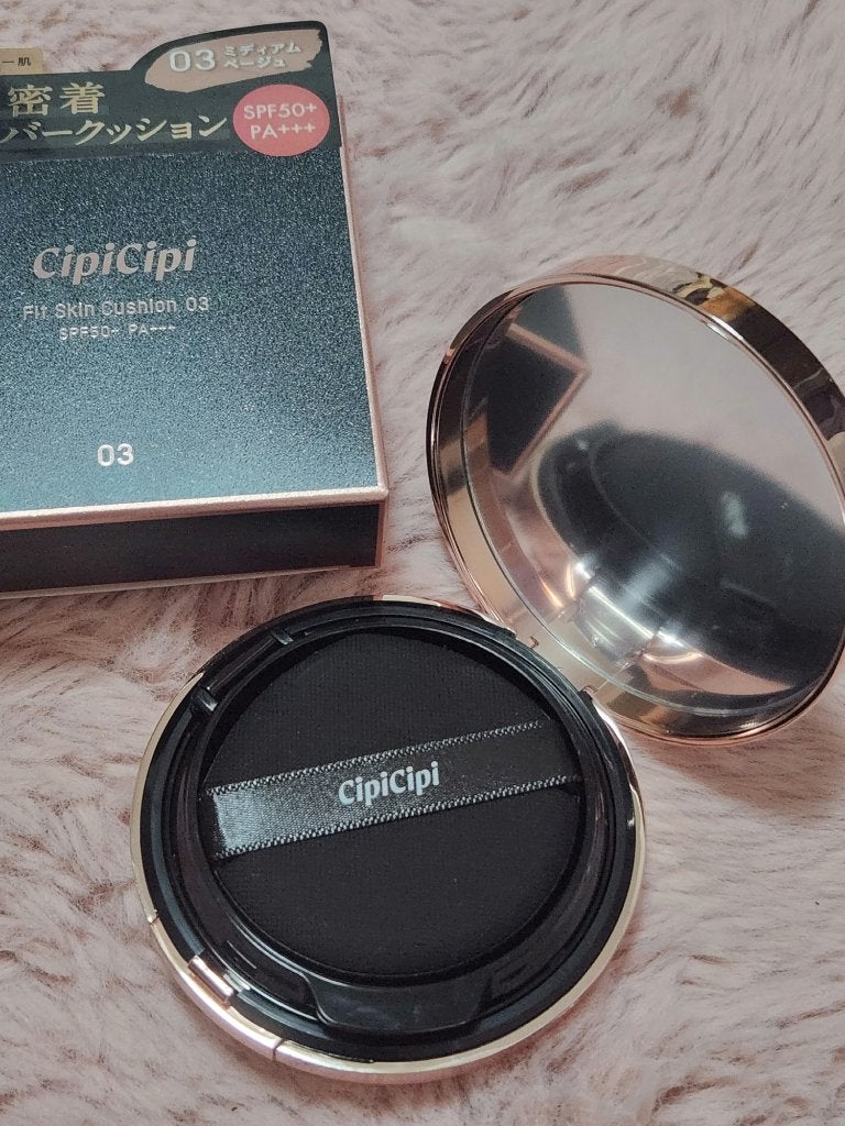 シピシピ フィットスキンクッション/CipiCipi/クッションファンデーションを使ったクチコミ(2枚目)