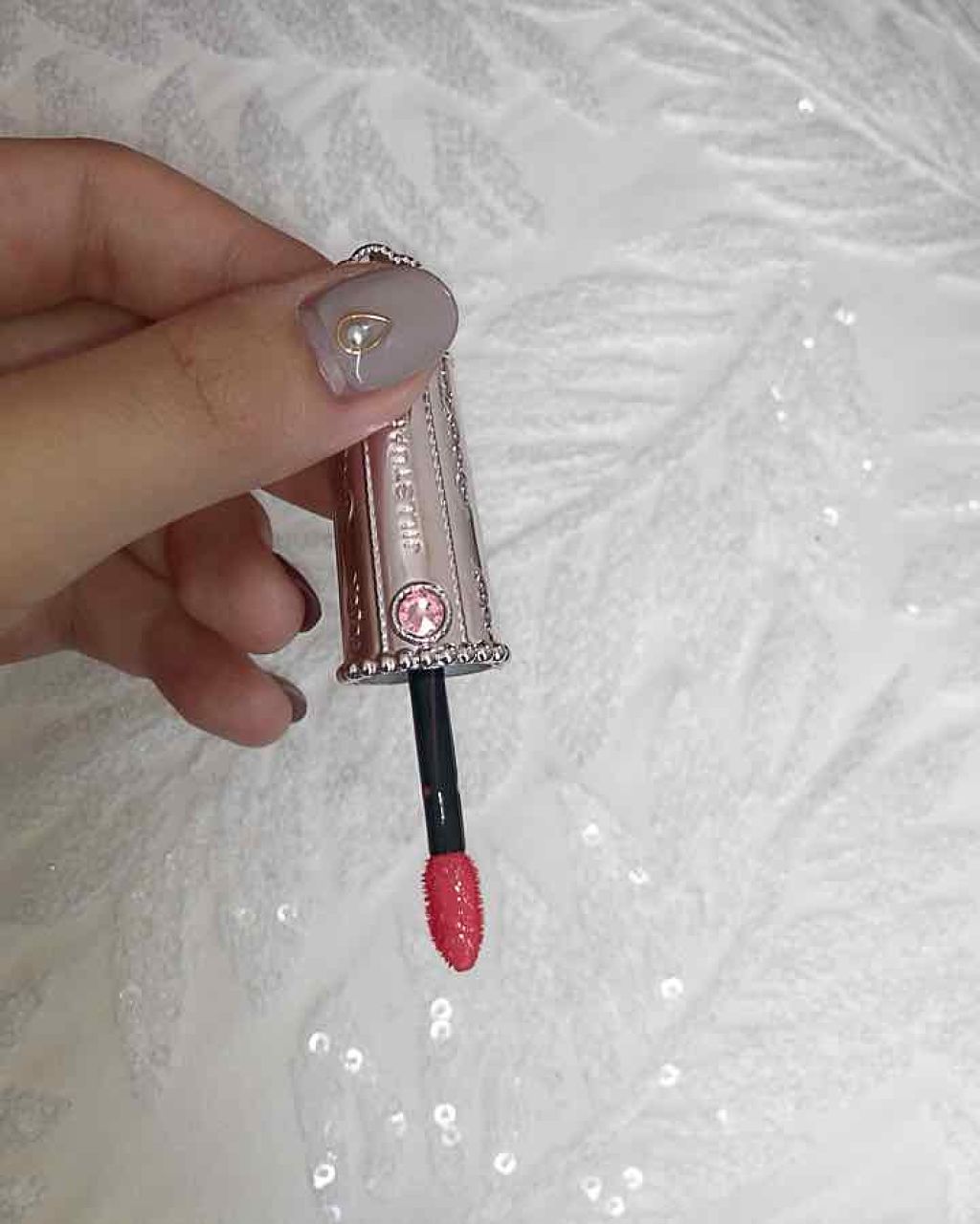 フォーエヴァージューシー オイルルージュ ティント/JILL STUART/リップティントを使ったクチコミ（2枚目）