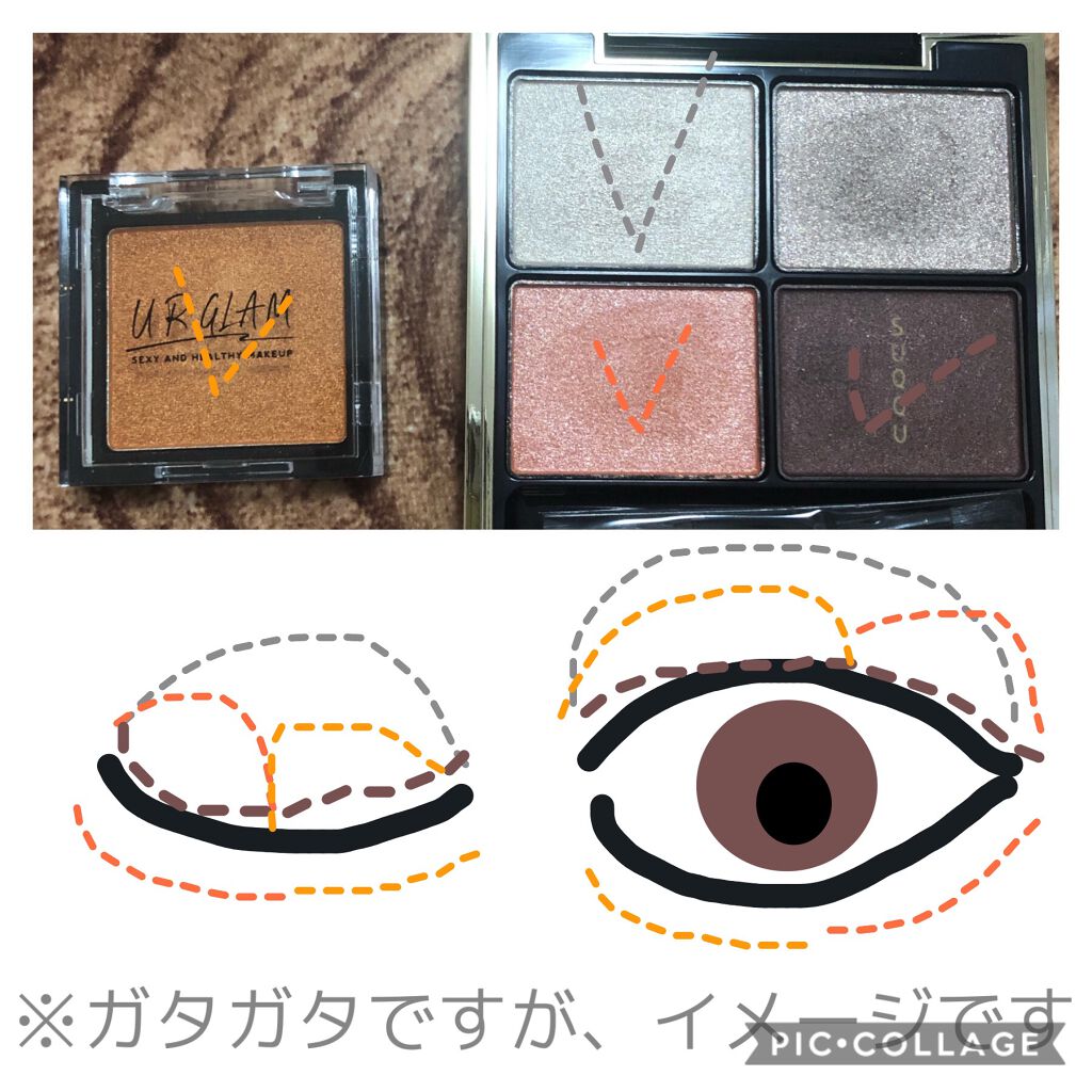 UR GLAM POWDER EYESHADOW/U R GLAM/単色アイシャドウを使ったクチコミ(2枚目)