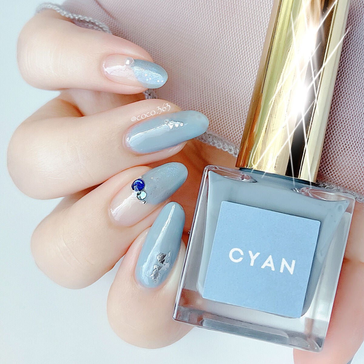 ネイルシール/セリア/ネイルシールを使ったクチコミ(2枚目)