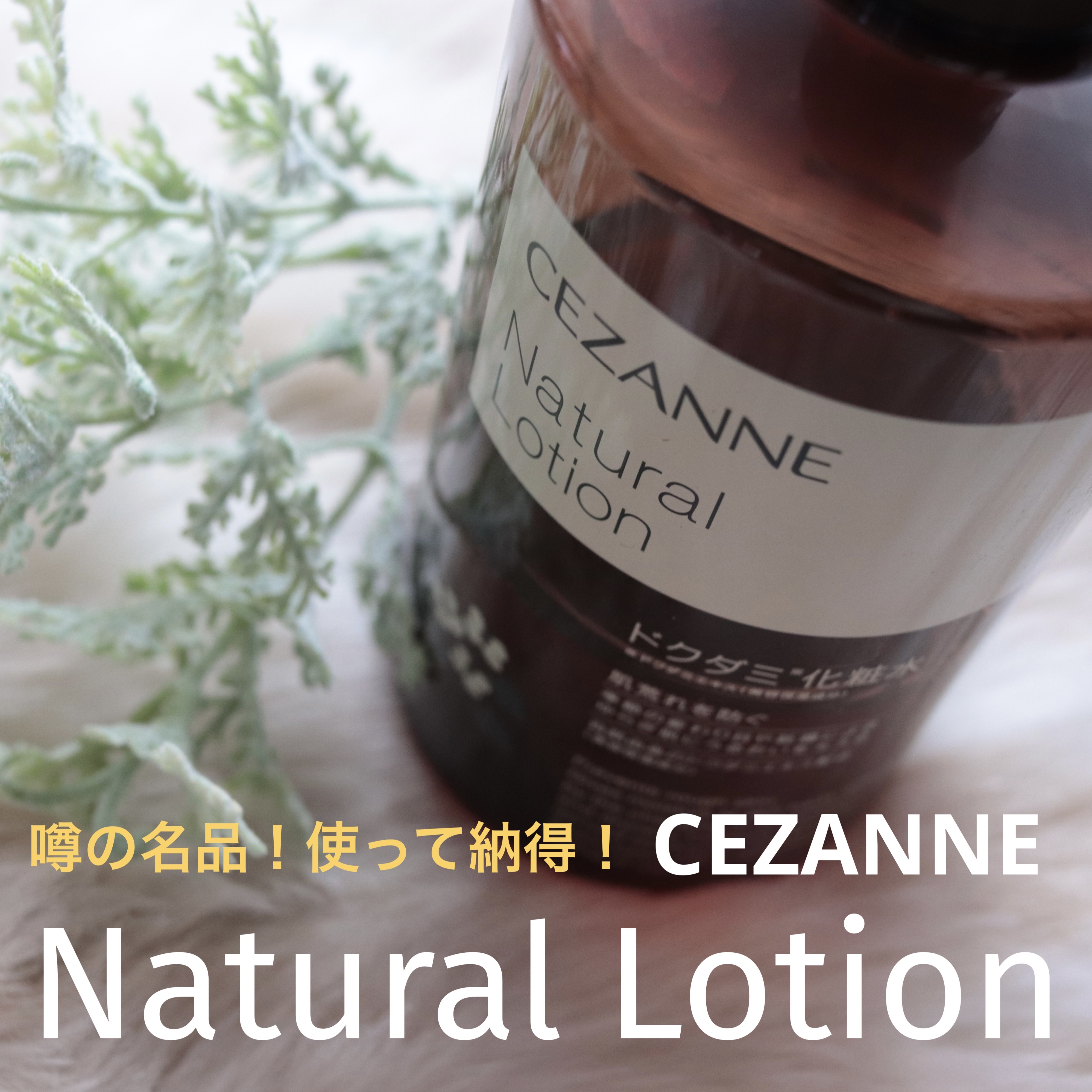 ナチュラルローション/CEZANNE/化粧水を使ったクチコミ（1枚目）