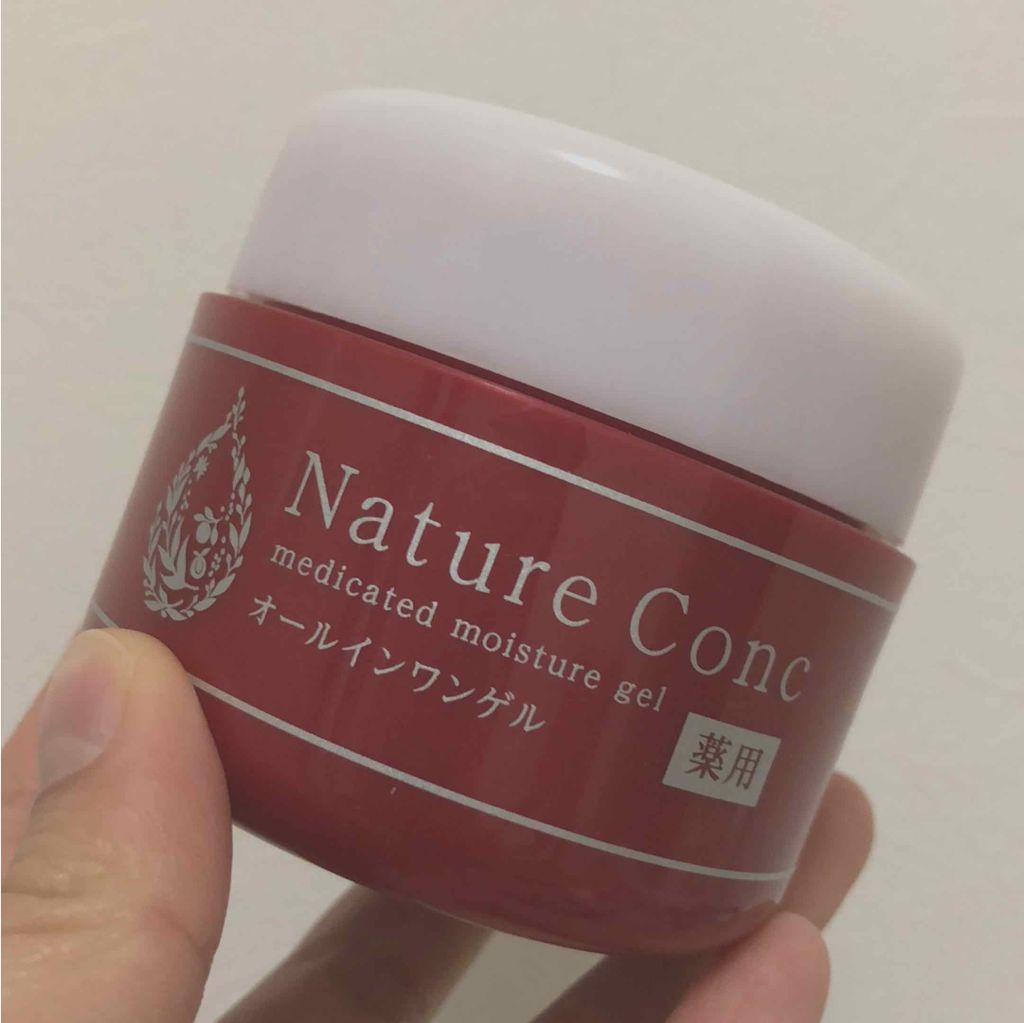 ネイチャーコンク　薬用　モイスチャーゲル/ネイチャーコンク/オールインワン化粧品を使ったクチコミ（1枚目）