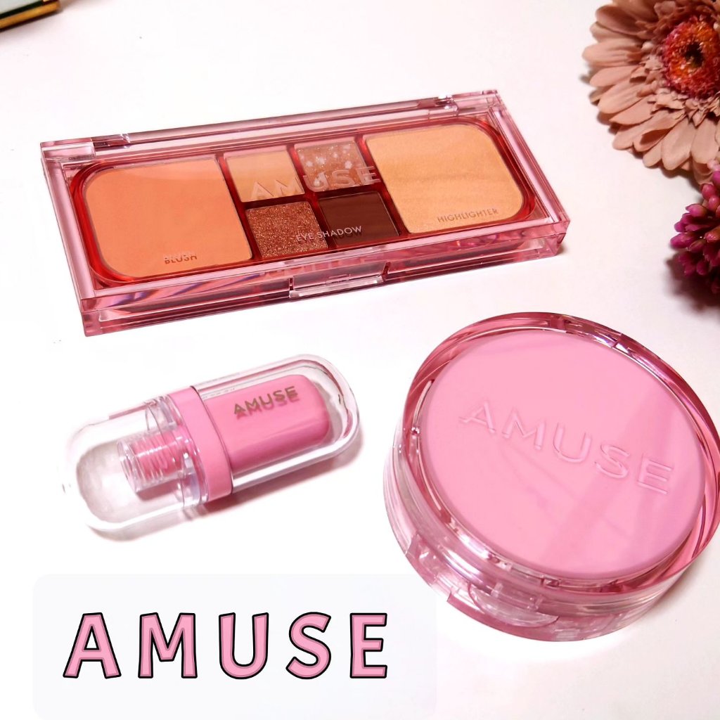 ヴィーガンフェイスオールパレット 01ムーングロウ/AMUSE/アイシャドウパレットを使ったクチコミ（1枚目）