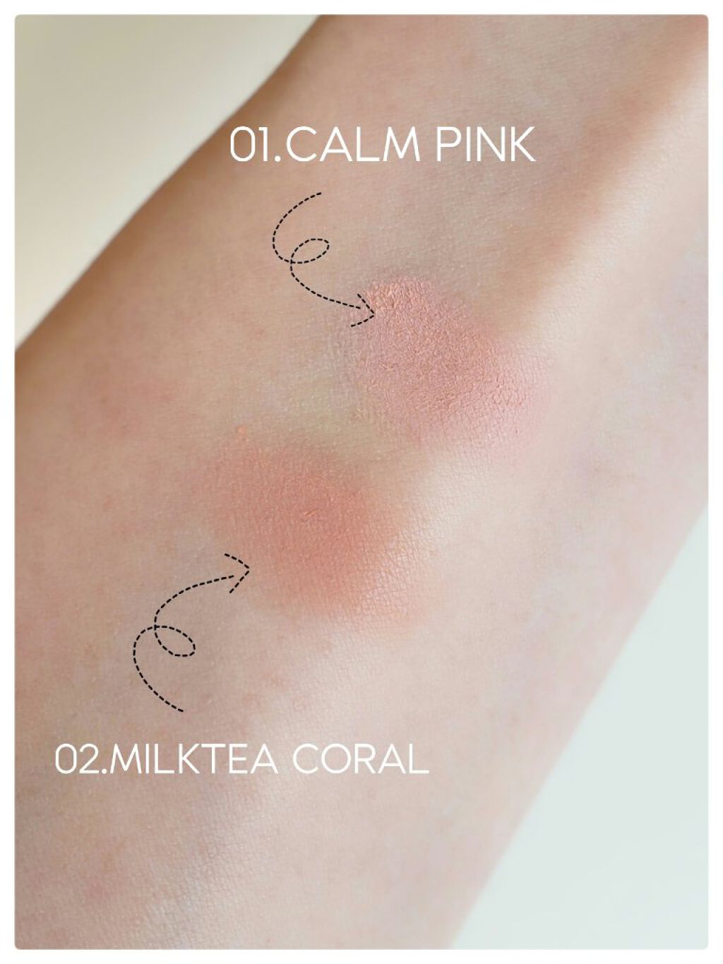 ピュア ブラッシュド サンシャイン チーク 02 ミルクティー気分（MILKTEA CORAL）/PERIPERA/パウダーチークを使ったクチコミ（3枚目）