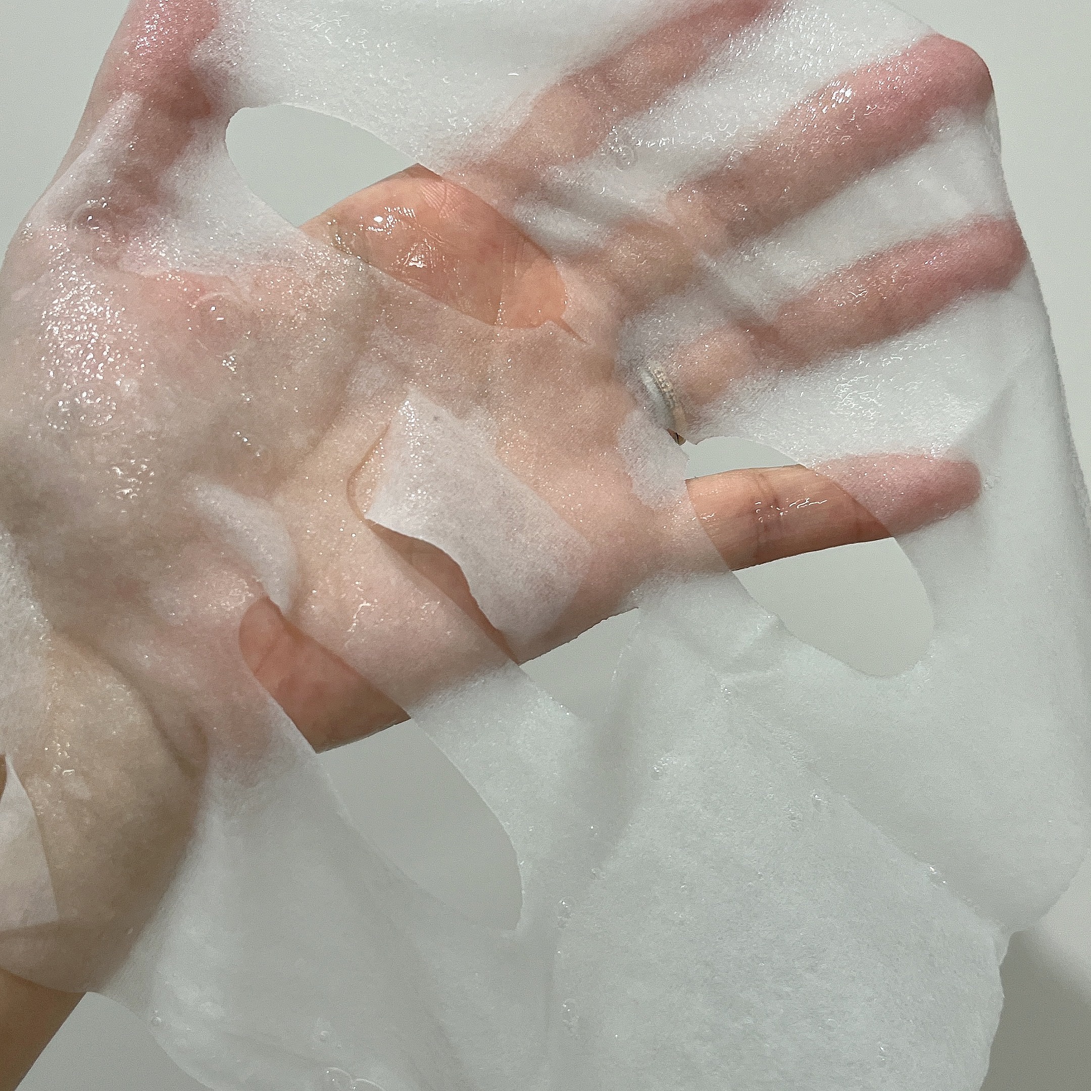 PHセンシティブマスクスージング＆モイスト/SAM'U/シートマスク・パックを使ったクチコミ（3枚目）