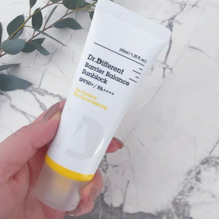 バリアバランスサンブロック/Dr.Different/日焼け止めミルクを使ったクチコミ(5枚目)