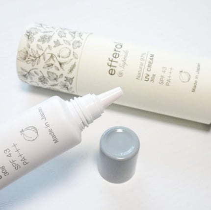 ナチュラルUVケアクリーム/efferal/日焼け止めクリームを使ったクチコミ(2枚目)