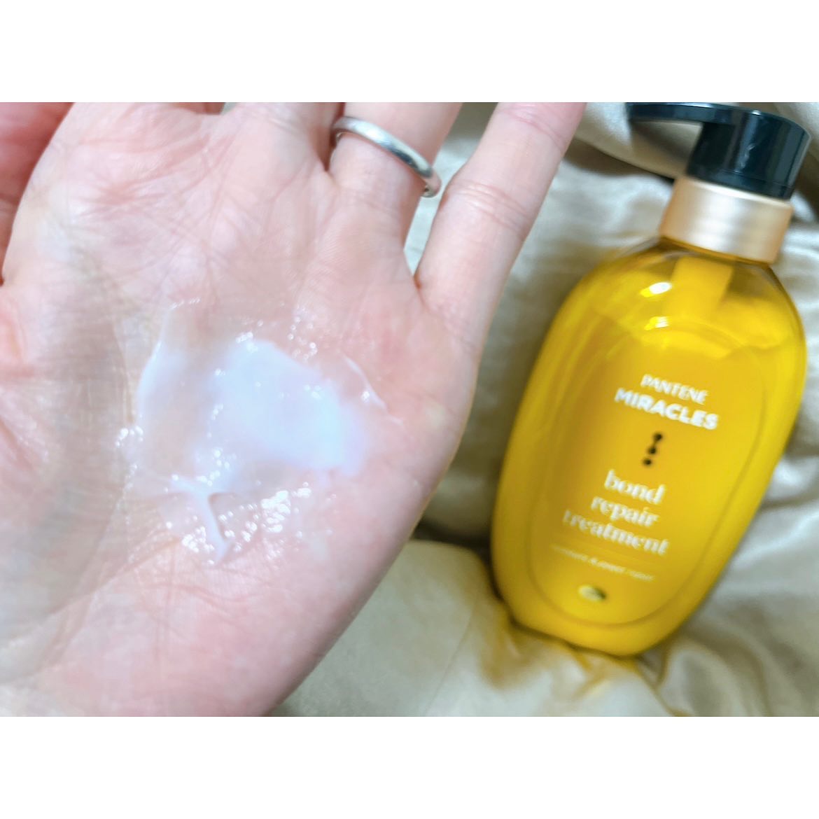 ボンドリペアシリーズ モイスチャー＆パワーリペア  シャンプー＆トリートメント トリートメント 440g/パンテーン/市販シャンプーを使ったクチコミ（3枚目）