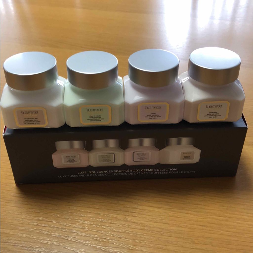 リュクス インダルジェンス スフレ ボディ クリーム コレクション/ローラ メルシエ/スキンケアキットを使ったクチコミ（1枚目）
