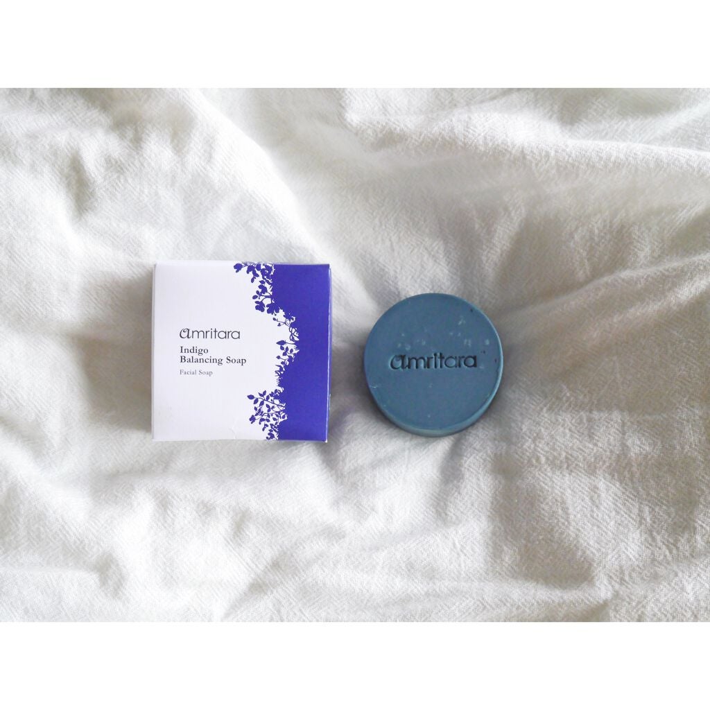 インディゴ バランシング ソープ/AMRITARA/洗顔石鹸を使ったクチコミ(1枚目)