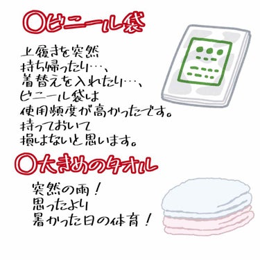 シーブリーズ アイスタイプ ボディシート（シトラスシャーベット）のクチコミ「差をつけろ！
高校3年間通って思った
スクールバッグに入れておいた方がいいもの！


いぇーー.....」（3枚目）