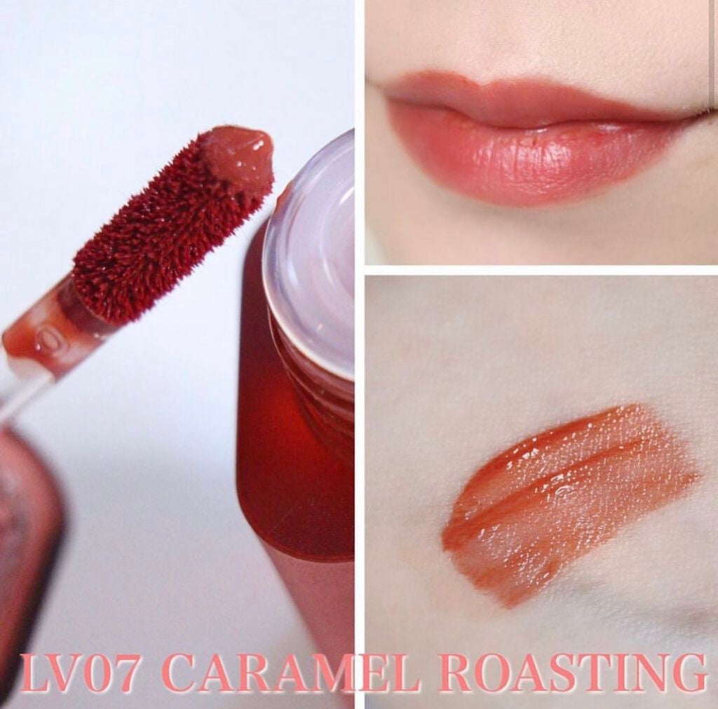 ドリップホットウォーターティント/BLACK ROUGE/リップティントを使ったクチコミ(5枚目)