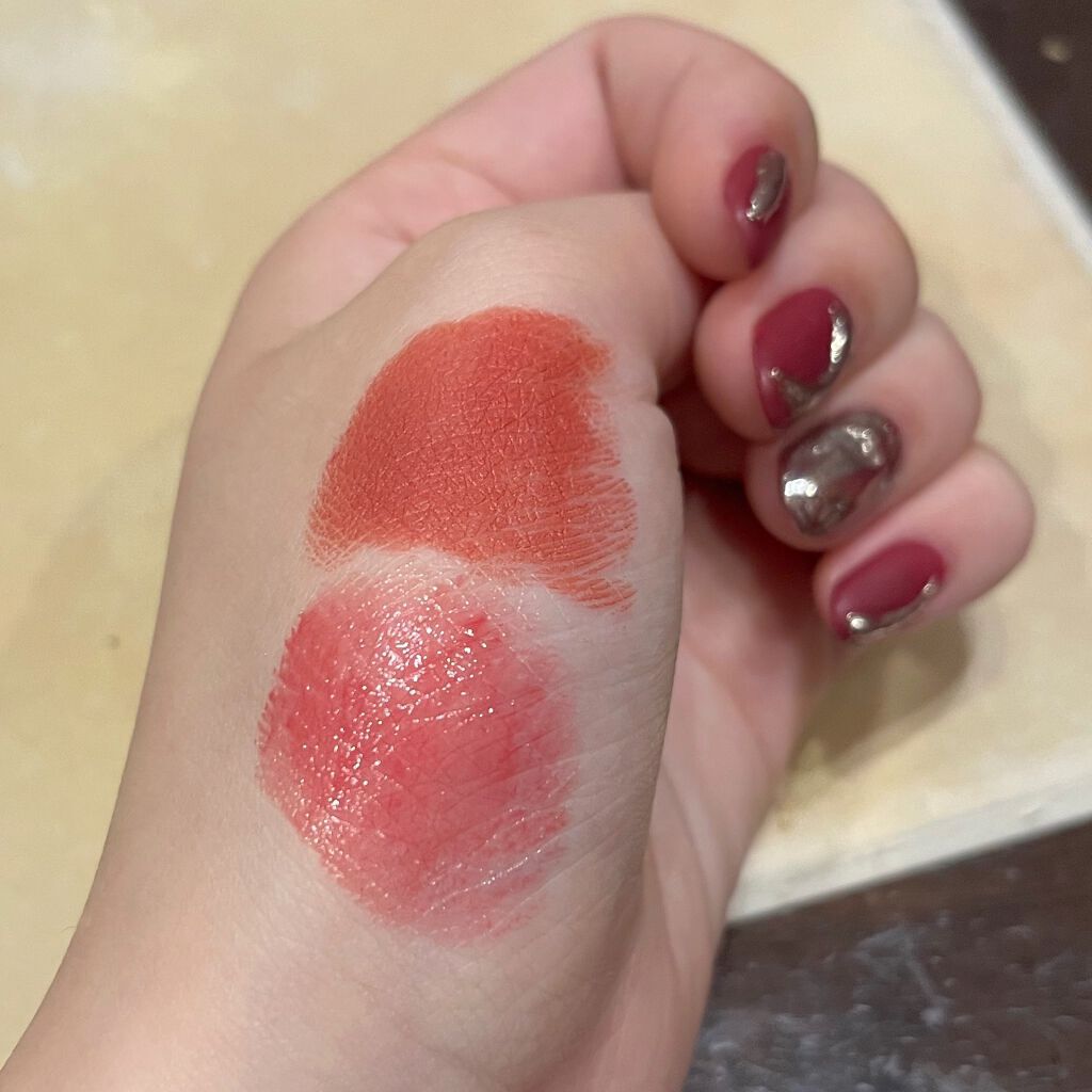 ラプソリュ ルージュ クリーム/LANCOME/口紅を使ったクチコミ（2枚目）