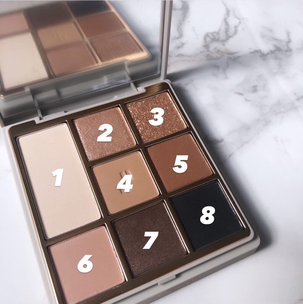 ドットオンムードアイパレット/Heart Percent/アイシャドウパレットを使ったクチコミ（3枚目）