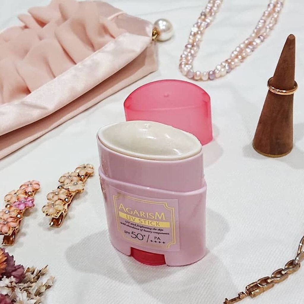 トーンアップUVスティック/AGARISM/日焼け止めスティックを使ったクチコミ(3枚目)