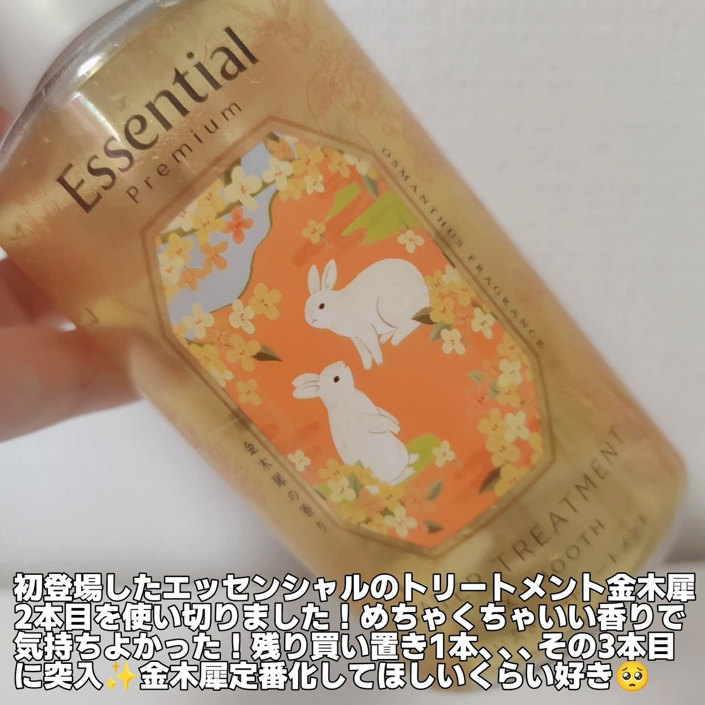 エッセンシャル プレミアム ウォータートリートメント EXスムース/エッセンシャル/アウトバストリートメントを使ったクチコミ(2枚目)