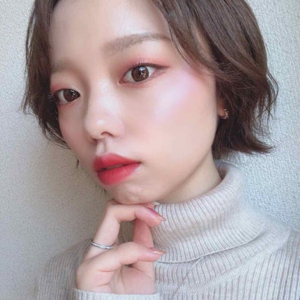 トゥルーディメンショングロウチーク/hince/パウダーチークを使ったクチコミ(3枚目)