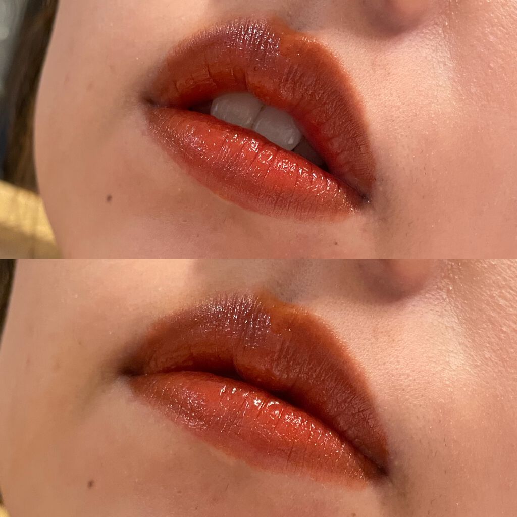 ジューシーリブティント/RICAFROSH/リップティントを使ったクチコミ（2枚目）