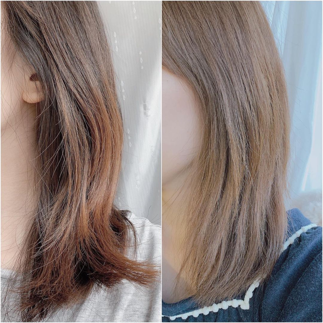 イルーセント ミルキーヘアカラー ヌードグレージュ/サイオス/ヘアカラーを使ったクチコミ（2枚目）