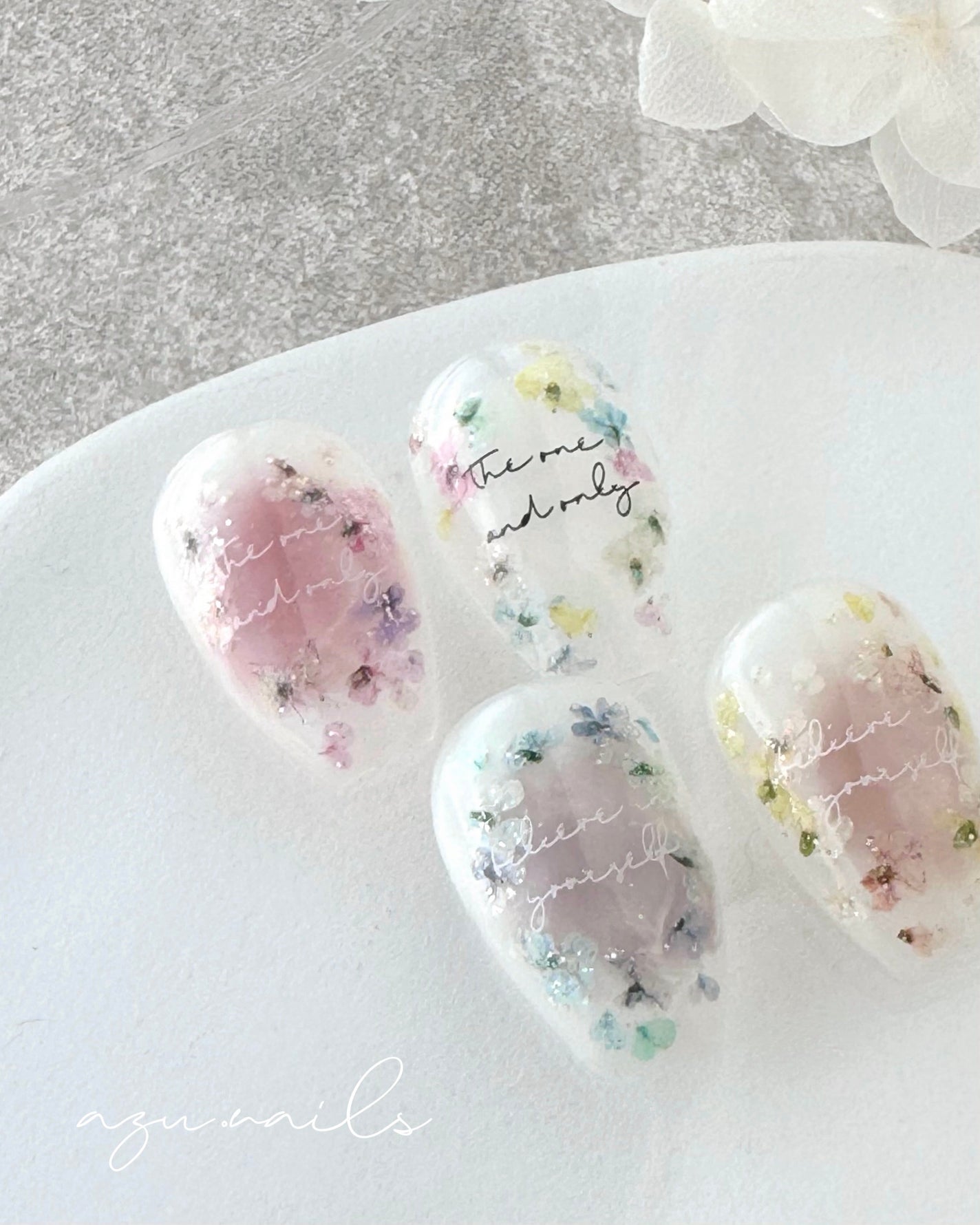 azu on LIPS 「S♡MintkirakiraBKseriesチークネイル&押し..」(3枚目)