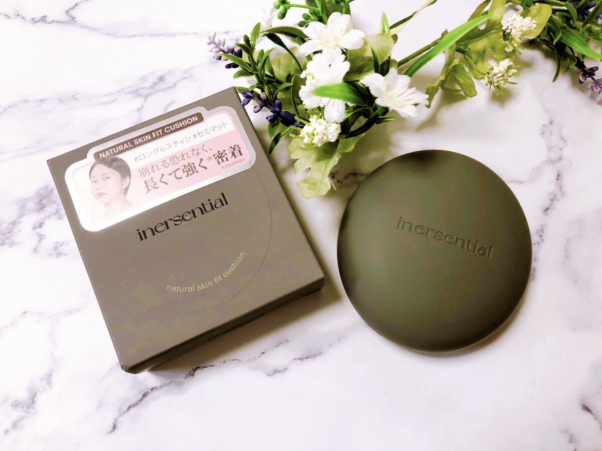ナチュラルスキンフィットクッション/inersential/クッションファンデーションを使ったクチコミ（1枚目）