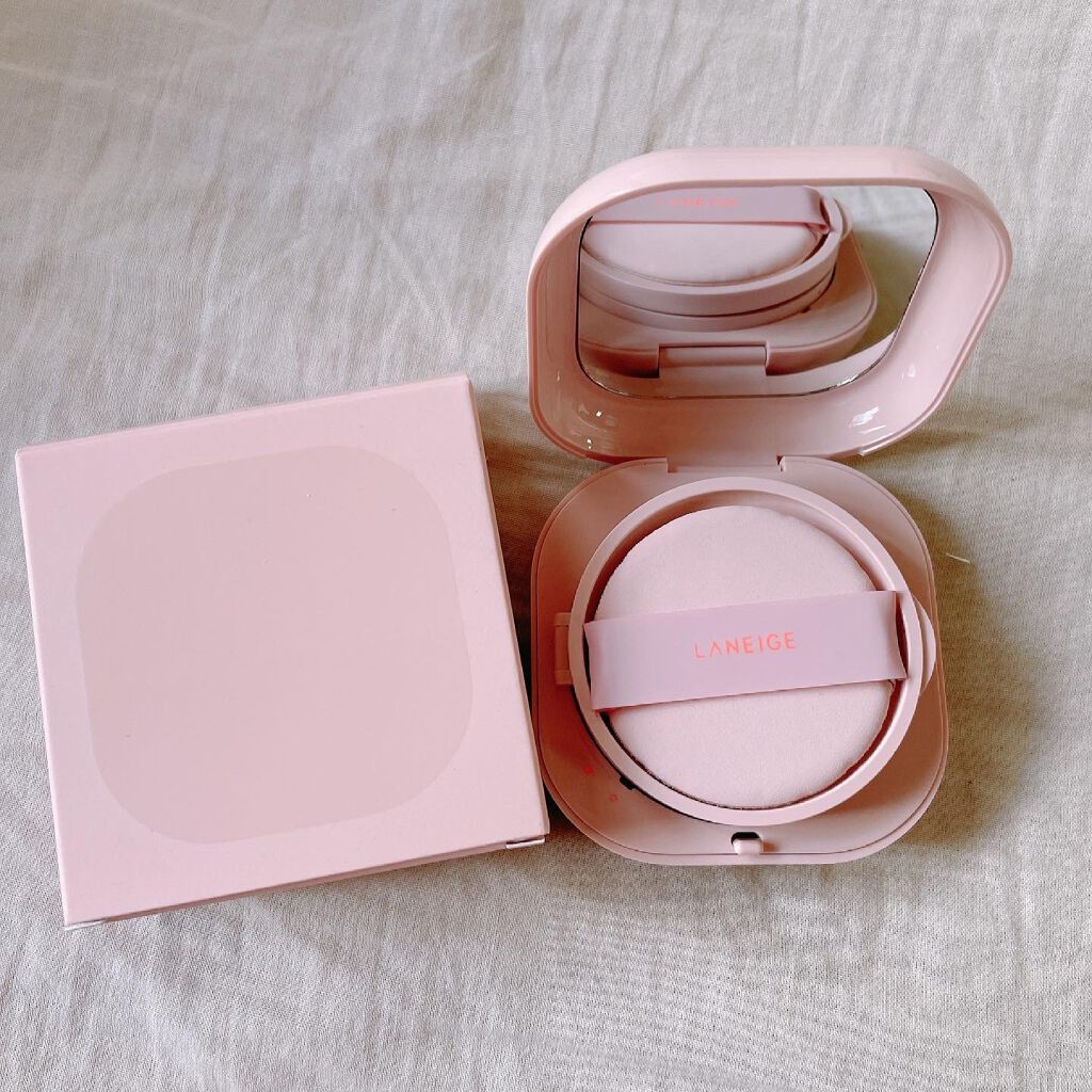 ネオクッション グロウ/LANEIGE/クッションファンデーションを使ったクチコミ（3枚目）