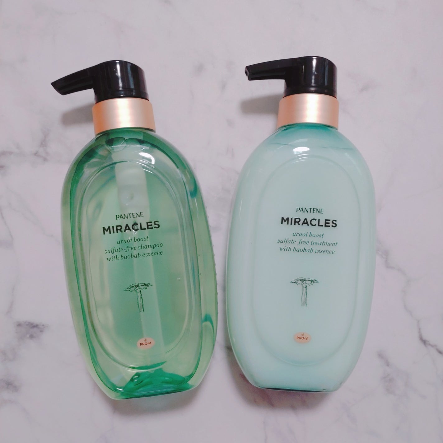 ミラクルズ うるおいブースト シャンプー/トリートメント/パンテーン/市販シャンプーを使ったクチコミ(1枚目)