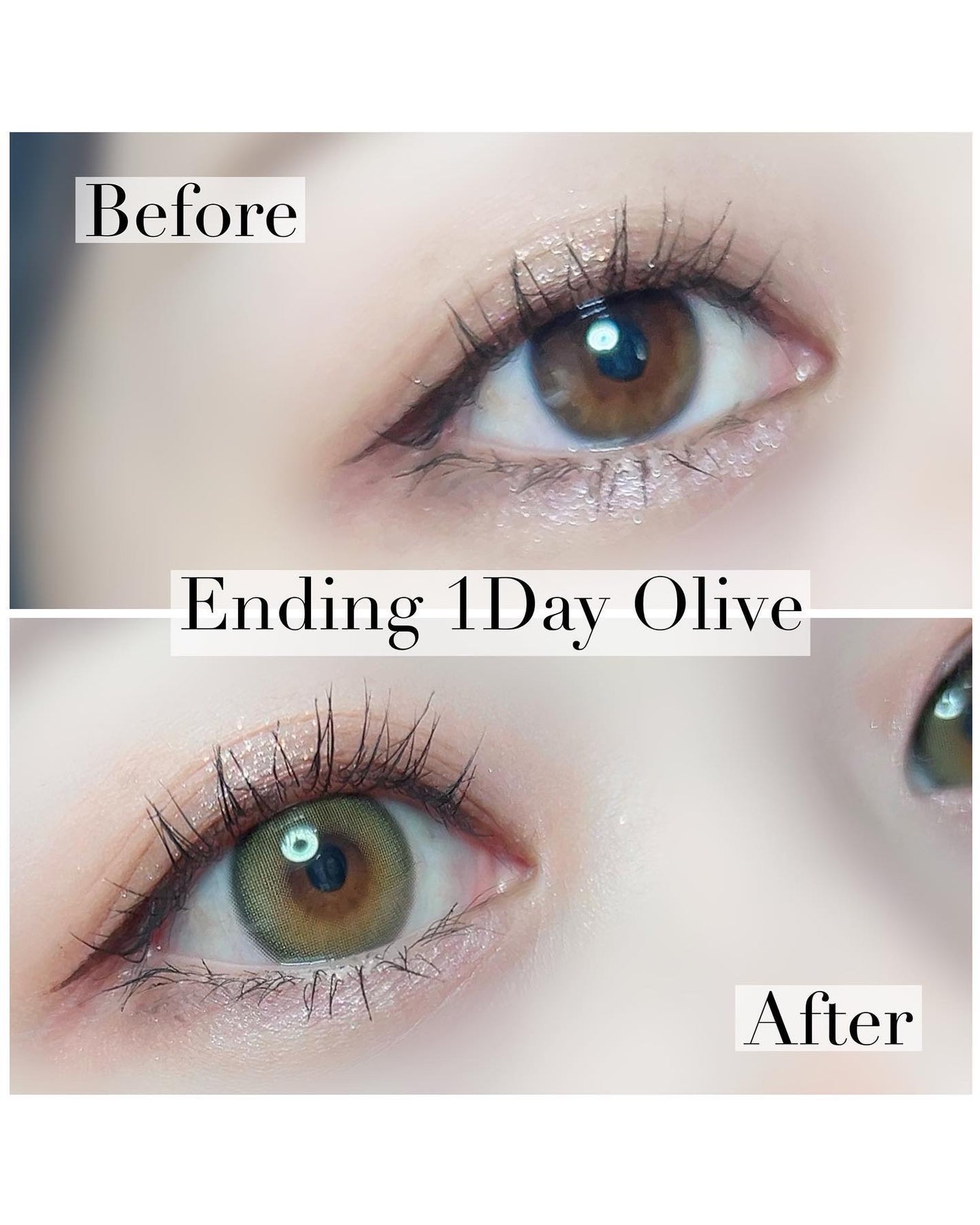 Ending 1day/OLENS/ワンデー(1DAY)カラコンを使ったクチコミ(3枚目)