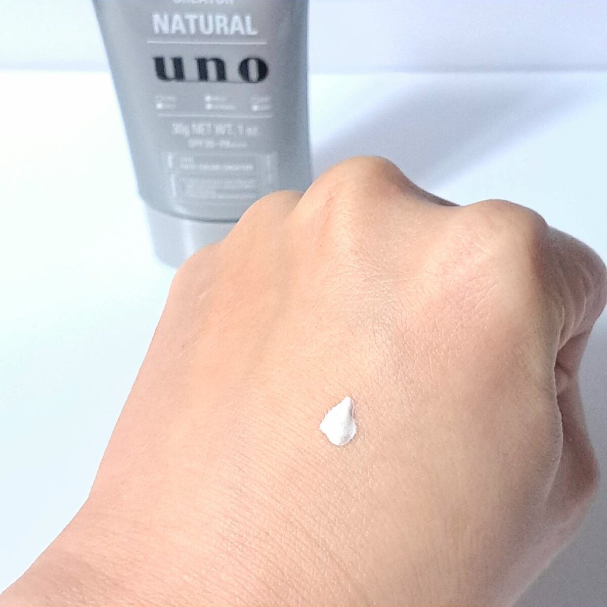 UNO フェイスカラークリエイター(ナチュラル)のクチコミ「青みボカシにお勧めのUVカットカラーコントロール☀️

✼••┈┈••✼••┈┈••✼••┈┈.....」（2枚目）