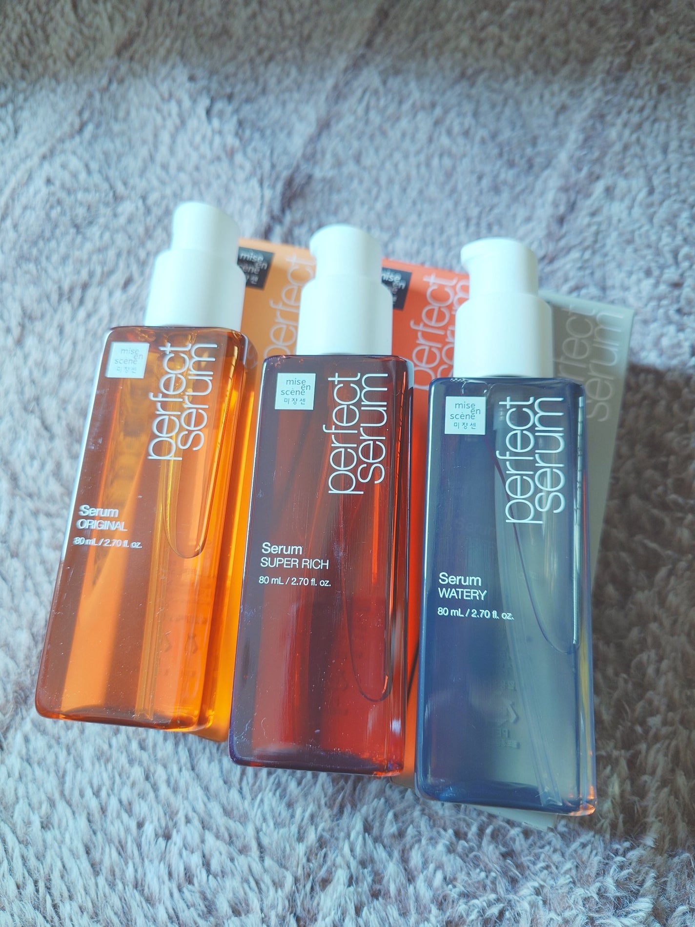 パーフェクトセラム オリジナルセラム/miseenscene/アウトバストリートメントを使ったクチコミ(1枚目)