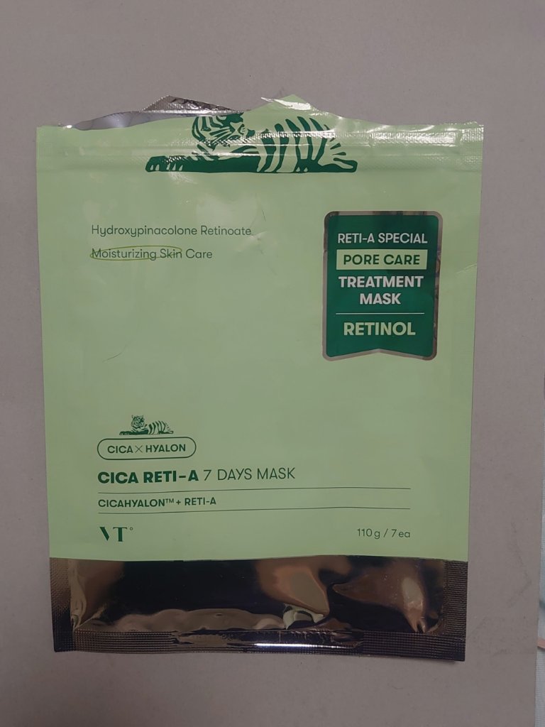 シカレチA セブンデイズマスク/VT/シートマスク・パックを使ったクチコミ（1枚目）