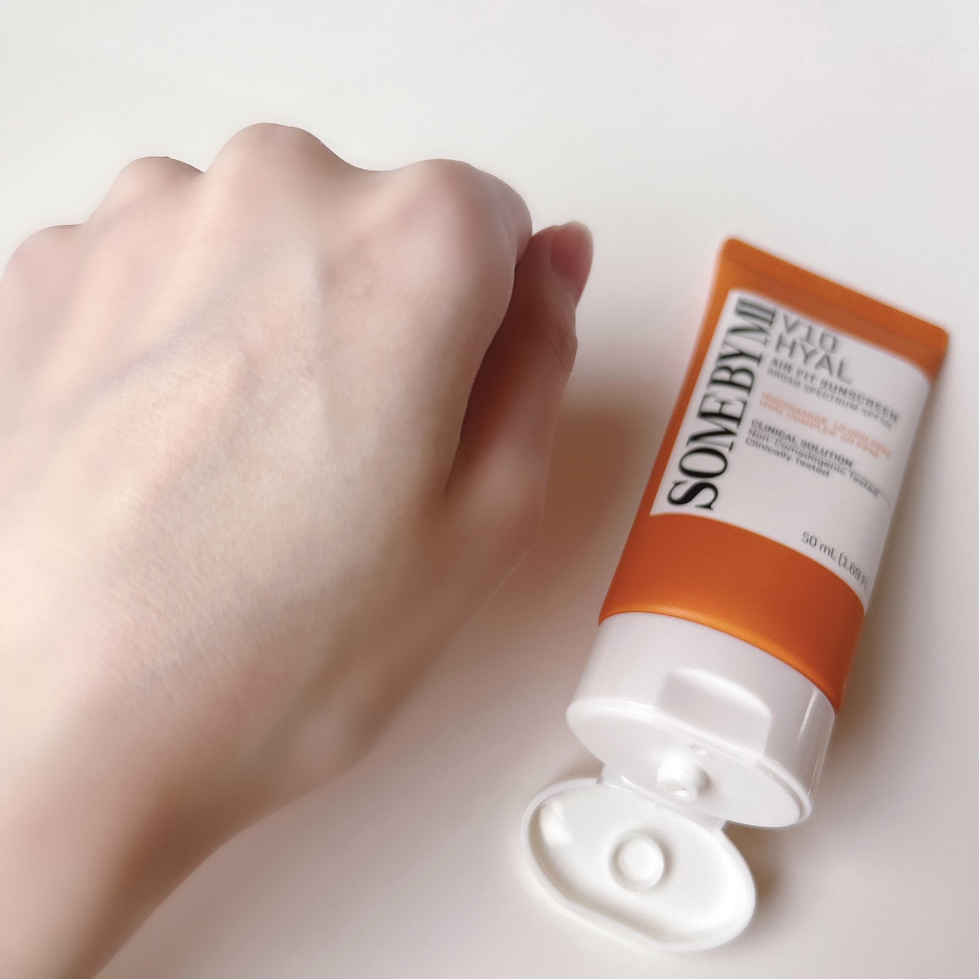 V10ヒアルエアフィットサンスクリーン/SOME BY MI/日焼け止めクリームを使ったクチコミ（3枚目）