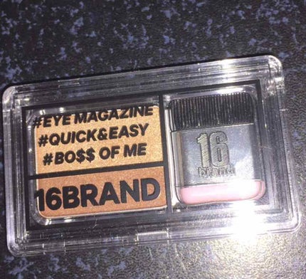 16 EYE MAGAZINE/16BRAND/アイシャドウパレットを使ったクチコミ(1枚目)