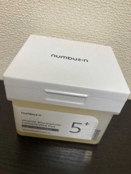 5番 白玉グルタチオンCフィルムパッド/numbuzin/トナーパッドを使ったクチコミ(1枚目)