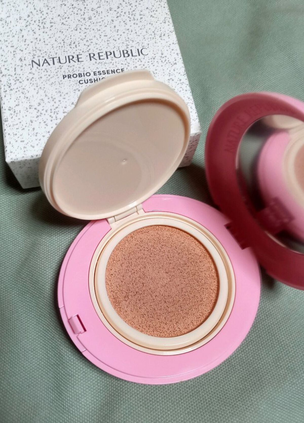 PROBIOエッセンスクッション/ネイチャーリパブリック/クッションファンデーションを使ったクチコミ(3枚目)