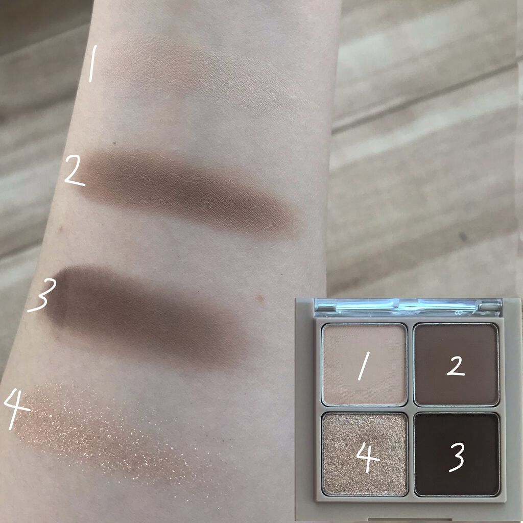 ベターザンアイズ ミュージックシリーズ/rom&nd/アイシャドウパレットを使ったクチコミ（3枚目）