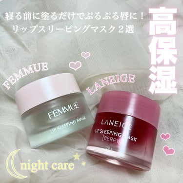 リップスリーピングマスク/FEMMUE/リップケア・リップクリームを使ったクチコミ（1枚目）